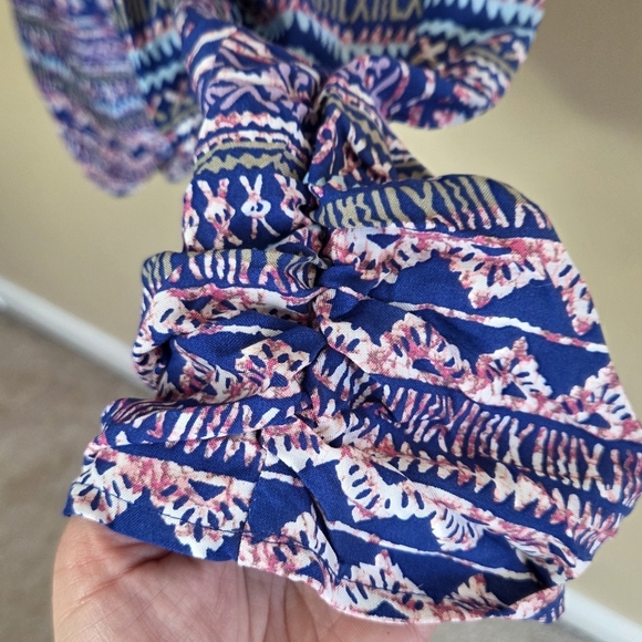 Mossimo Supply Co | Pull-On Colorful Aztec Capri Cropped Harem Pants Size Large - Picture 4 of 6